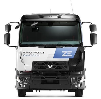 Renault Trucks поставила первый серийный электрогрузовик Renault D Z.E.