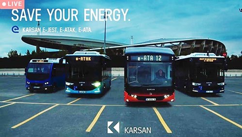 Karsan представив лінійку електричних автобусів Electric City